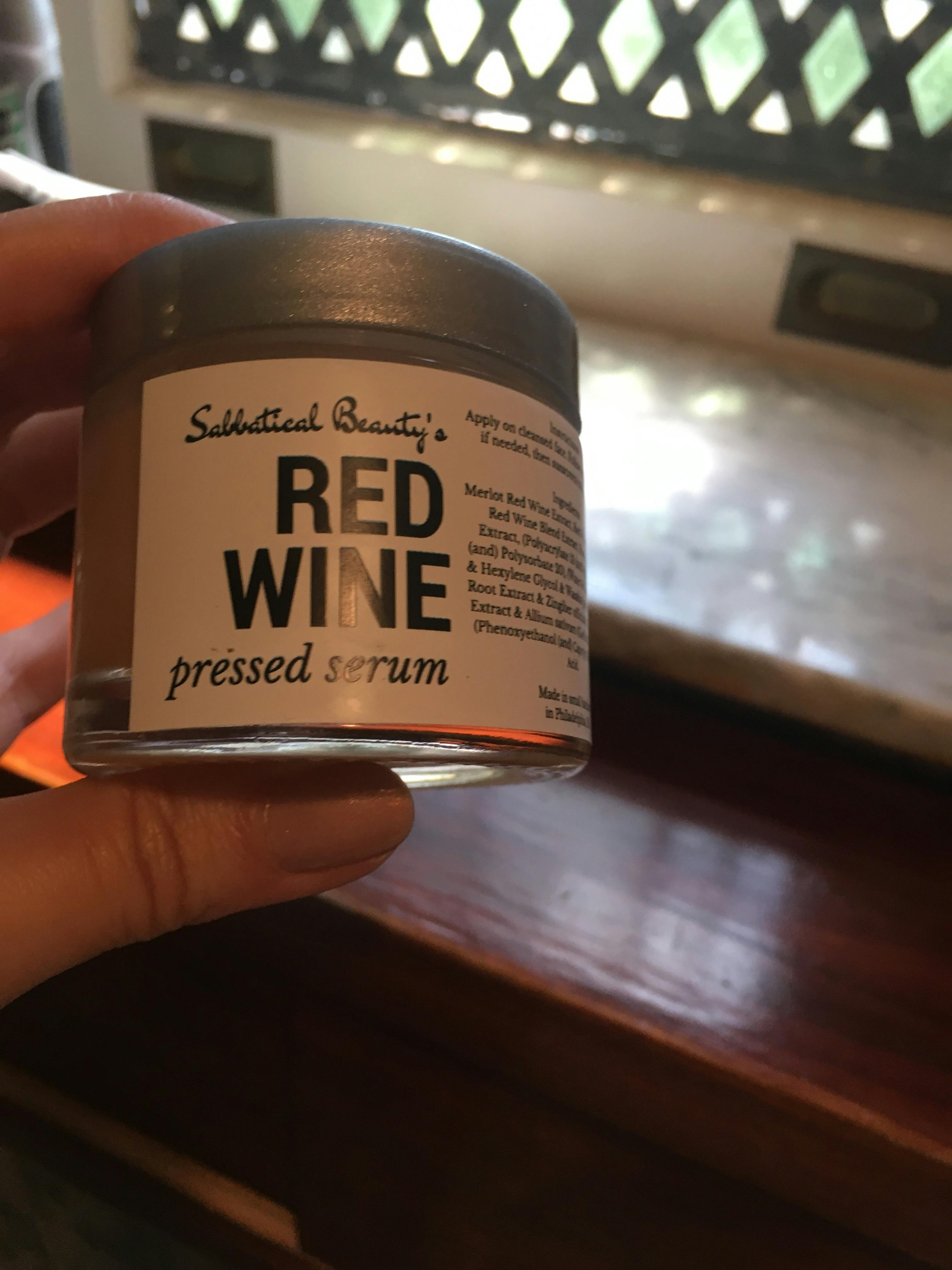 Red Wine for Skin! Red Wine Pressed Serum Sabbatical Beauty
